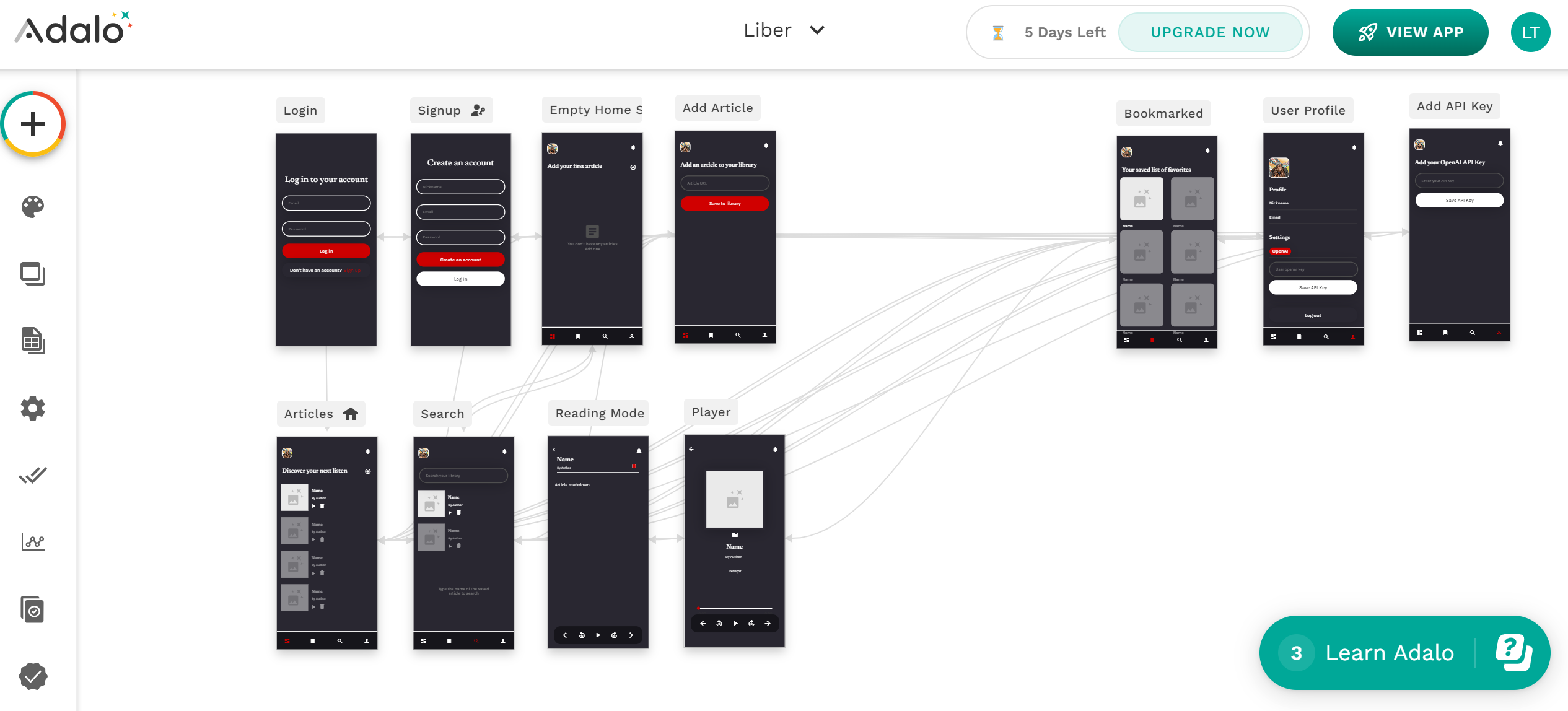Adalo Screens